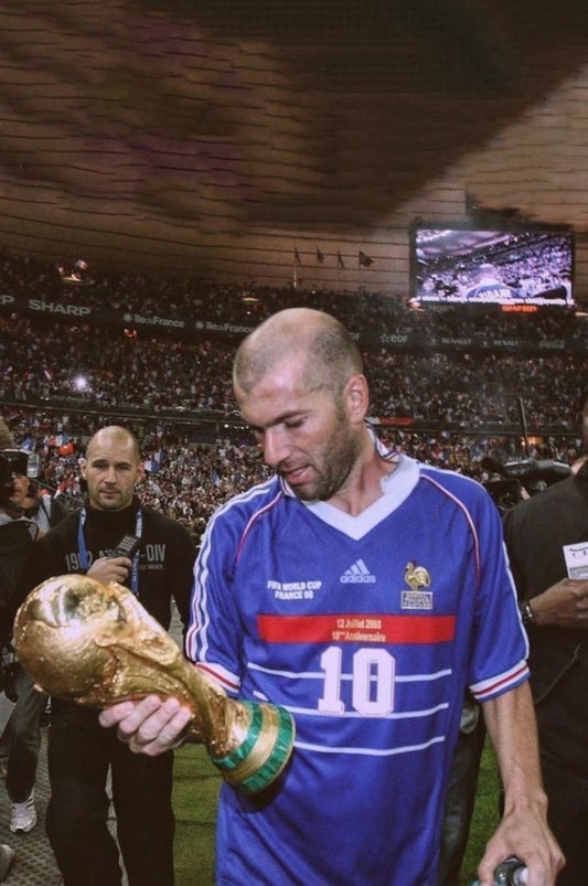 1998 France Home Jersey World Cup Final Edition — Zidane #10