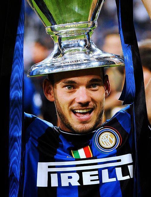 2010 Inter Milan UCL Final Edition Home Jersey — Sneijder #10