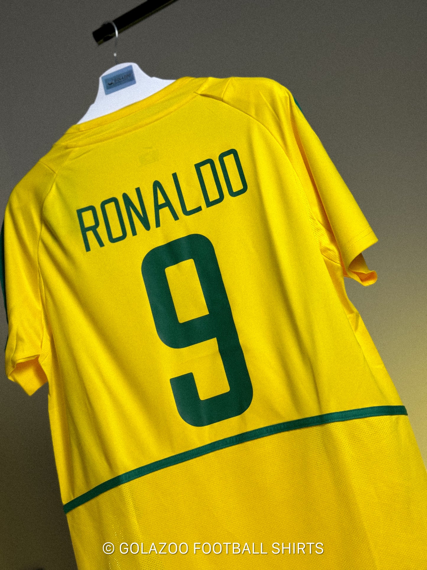 Brazil 2002 World Cup Final Edition Home Jersey - RONALDO #9