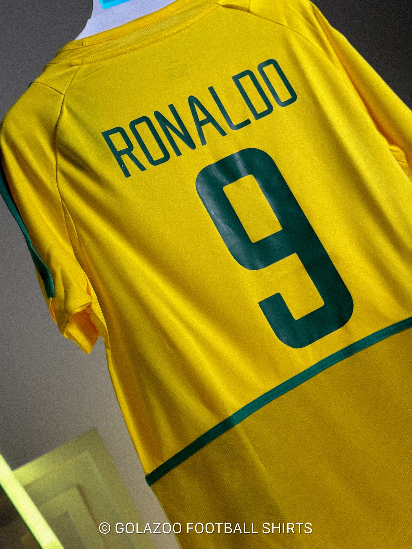 Brazil 2002 World Cup Final Edition Home Jersey - RONALDO #9