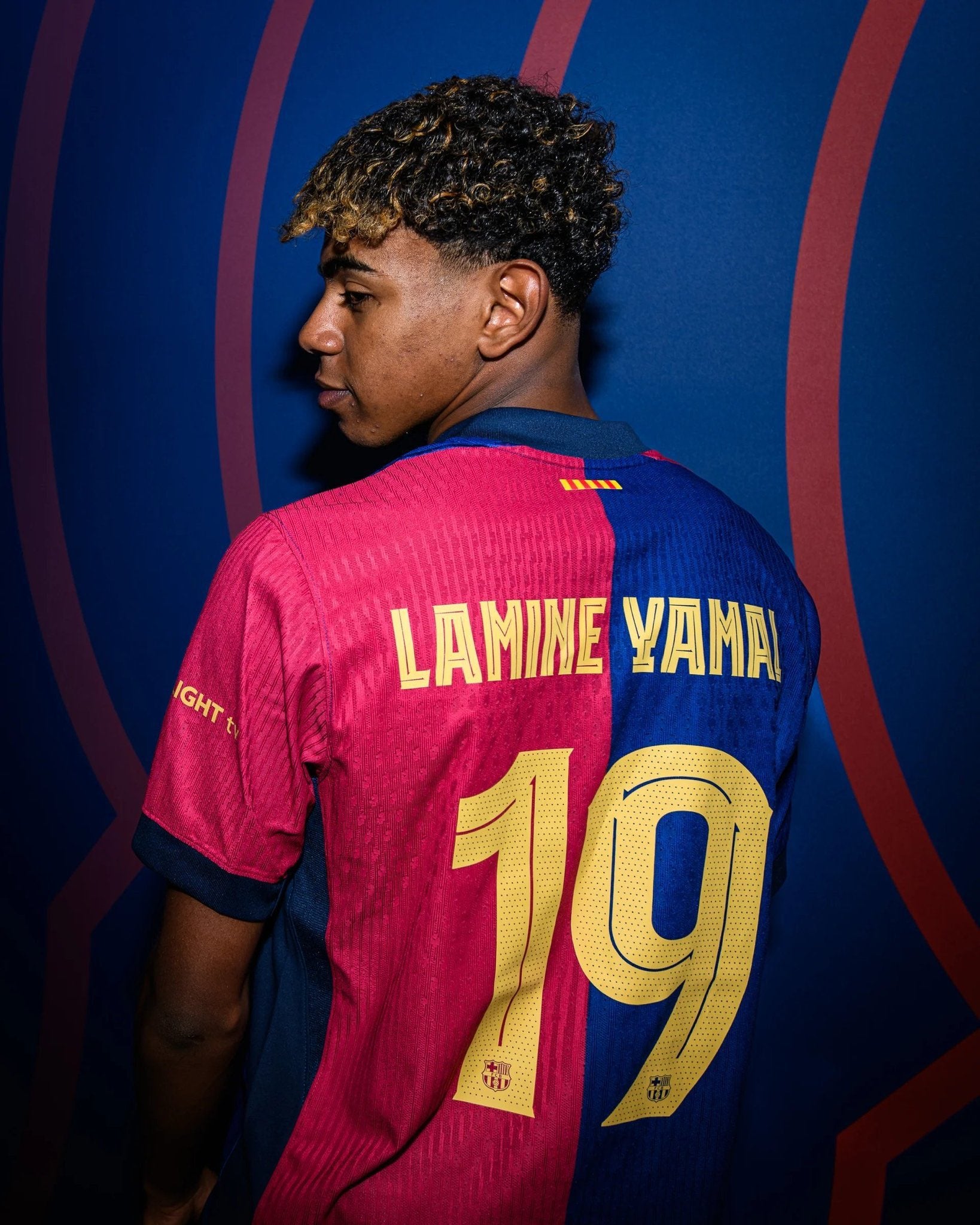 FC Barcelona 2024/25 Home Jersey UCL Edition - Lamine Yamal #19 ...