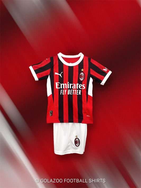 Junior AC Milan 2024/25 Home Kit