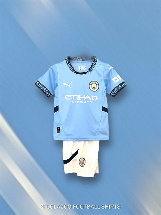 Junior Manchester City 2024/25 Home Kit