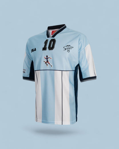 2001 Diego Maradona Farewell Shirt by Fila — Iconic Maradona #10