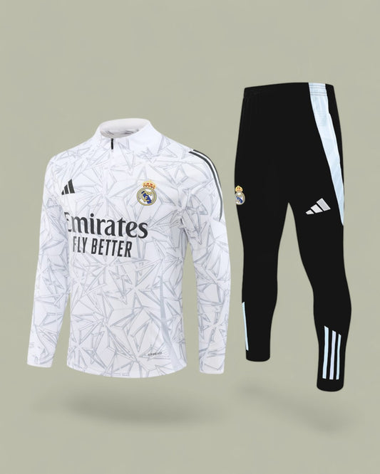 Real Madrid 24/25 Half-Zip Long Sleeve Training Kit