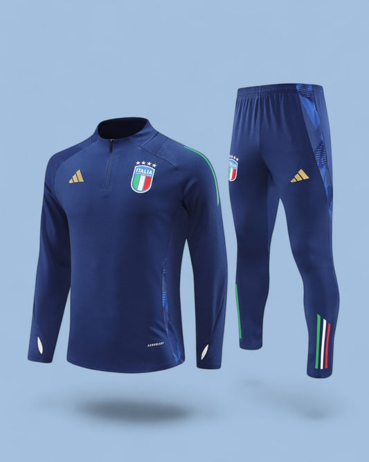 Italy 24/25 Half-Zip Long Sleeve Training Kit