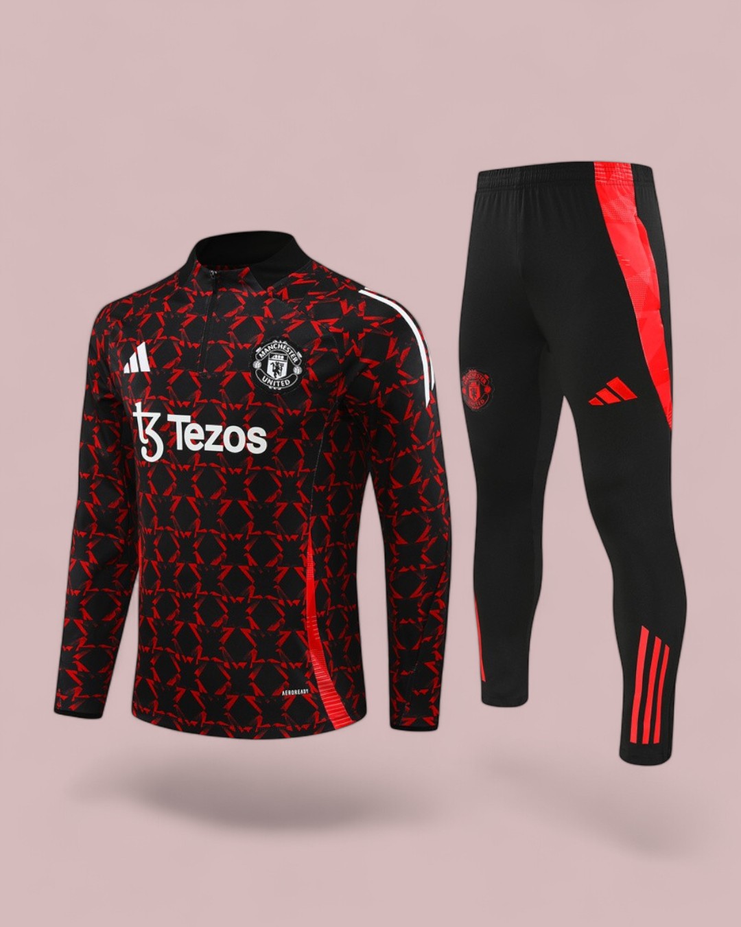 Manchester United 24/25 Half-Zip Long Sleeve Training Kit