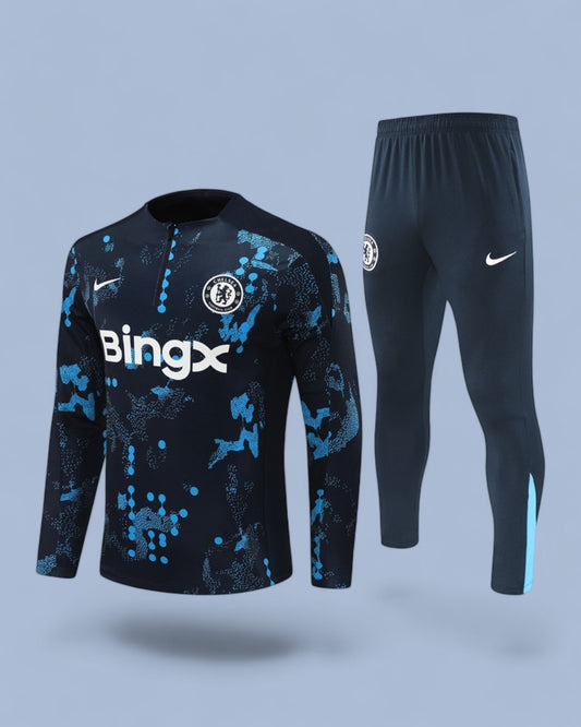 Chelsea FC 24/25 Half-Zip Long Sleeve Training Kit