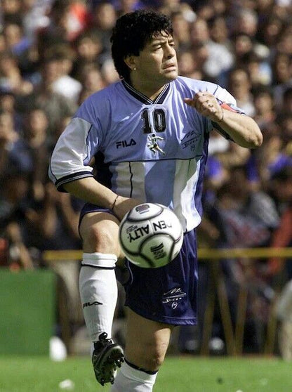 2001 Diego Maradona Farewell Shirt by Fila — Iconic Maradona #10